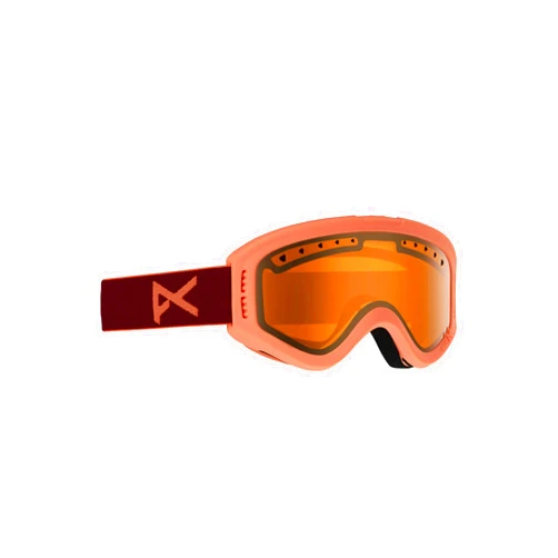Anon Kids' Tracker Goggle, Coral Frame Amber Lens