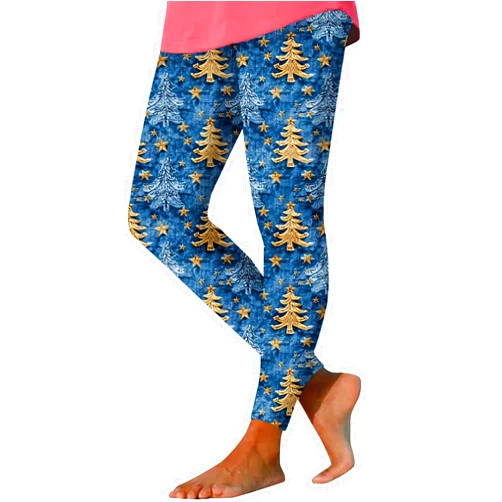 SIWUGCF Leggings for Women, High Waisted Tummy Control Yoga Pants Soft Yoga Leggings Fashion Christmas for Workout Running