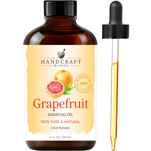 Handcraft Blends Grapefruit Essential Oil - Huge 4 Fl Oz - 100% Pure and Natural - Premium Grade Essential Oil for Diffuser and Aromatherapy