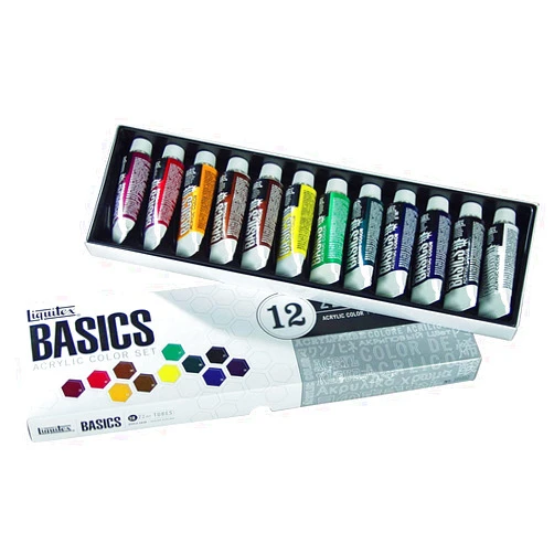 Liquitex BASICS Acrylic Paint Tube 12-Piece Set