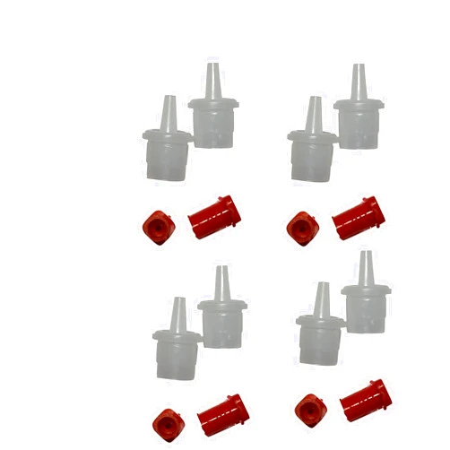 The Lash Co. 16 PC Eyelash Glue Replacement Nozzle Caps Glue Pins