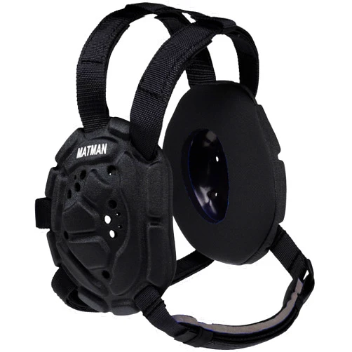 Matman Medalist Adult Wrestling Headgear – Easy-Adjust, Snug Fit Protective Headgear for Wrestling, BJJ & MMA(Gold)