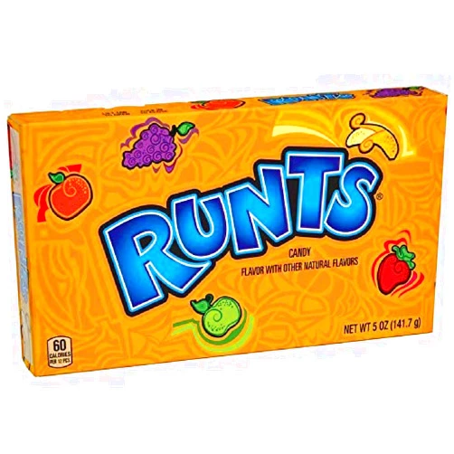 Runts Theater Box Candy, 5 Ounce