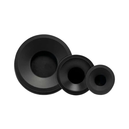 SNOWTREE - Silicone Cleaning Caps for Glass Pieces - 3 Pack Silicone Plug Cleaner Caps - Cover Your Piece Mouthpiece, Downstem, Bowl Piece & Carb Rig Cap (Black)
