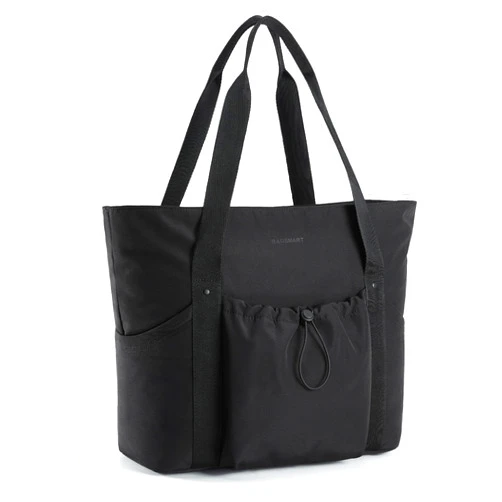 BAGSMART Tote Bag for Women, Tote Shoulder Bag with Laptop Compartment and Zipper Handbag for Travel, Work