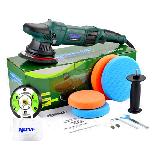 HONE Car Polisher, 15mm Long-Throw Random Orbital Polisher, Buffer for Car Detailing,6