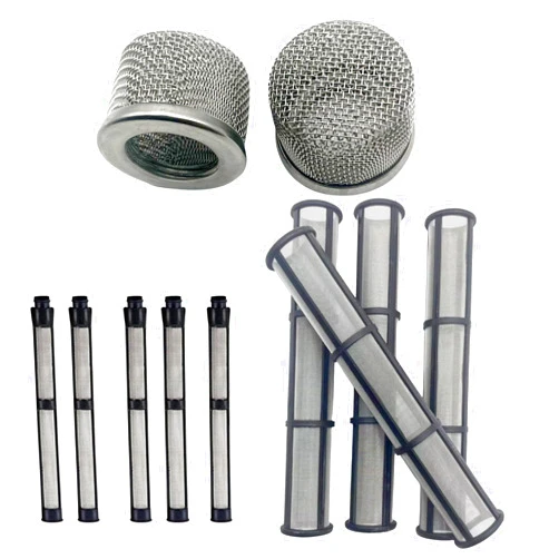 LUCKXUANYUAN Airless Spray Filter Screen Set 244067 181072 287032 Replacement for Graco Paint Sprayer Parts 695 795 1095 1595 3900 5900 7900,Pump Inner Core and Gun Filter