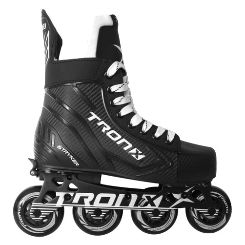 TronX Stryker Adjustable Senior Intermediate Junior Youth Roller Inline Hockey Skates, New for 2024