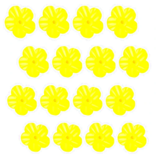 Salbsever 16 Pieces Hummingbird Feeders Replacement Flowers Yellow Perky Pet Replacement Bird Feeder Replacement Parts Feeding Ports Bee Guards for Hummingbird Feeders for Outdoors Hanging Feeder