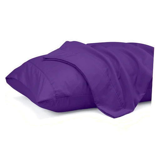 Utopia Bedding Queen Pillow Cases - 2 Pack - Envelope Closure - Soft Brushed Microfiber Fabric - Shrinkage and Fade Resistant Pillow Covers 20 X 30 Inches (Queen, Egg Plant)