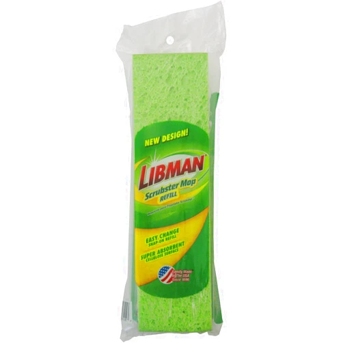 Libman 03105 Scrubster Mop Refill, Pack of 1, Green