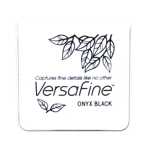 Tsukineko Versafine Small Pads Instant Dry Pigment Ink, Onyx Black, One Size