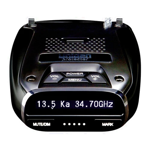 Uniden DFR7 Super Long Range Wide Band Laser/Radar Detector, Built-in GPS w/Mute Memory, Voice Alerts, Red Light & Speed Camera Alerts, OLED Display, Black