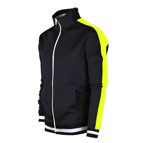 SCREENSHOT-Track Jacket Mens Urban Hip Hop Premium Track Jacket - Slim Fit Side Taping Sportswear Urbanwear Streetwear Top