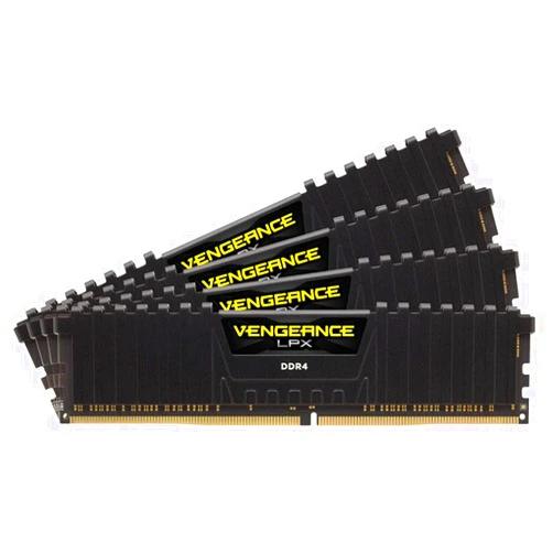 CORSAIR Vengeance LPX 64GB (4x16GB) DDR4 3600 (PC4-28800) C18 1.35V Desktop Memory - Black