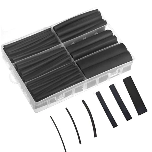NRC&XRC Large Size 130pcs// 3:1 Dual Wall Adhesive Heat Shrink Tubing kit 6 Sizes 1/2