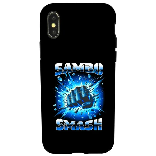 Dagestan Fist Punch Combat Sambo Fighter Supply Co iPhone X/XS Sambo Smash MMA Punching Fist Mixed Martial Arts Training Case