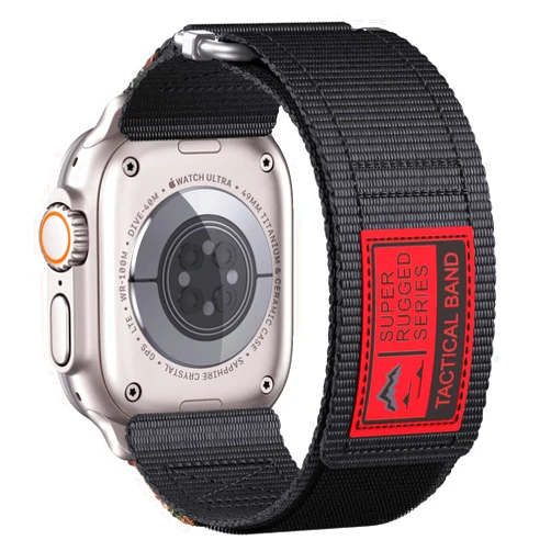 CUZOW Ultra Watch Band Compatible with Apple Watch Ultra2/Ultra Band 49mm 45mm 44mm for Men, Composite Nylon Adjustable for Apple Watch Ultra Band 9/8/7/6/5/4