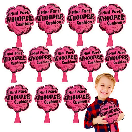 ArtCreativity 6 Inch Mini Fart Whoopee Cushions - Set of 12 - Fun Whoopee Noise Makers for Kids and Adults - 100% Non-Toxic Prank Toy - Novelty Gag Joke Gift - Birthday Party Favors for Boys and Girls