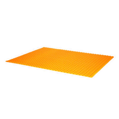 Schluter Systems Self-Adhesive Peel and Stick Ditra Heat Membrane 8.4 Sq Ft (0.78 Sq M) Sheet DHPS5MA Features Mortar-Free Waterproofing Underlayment, Floor Warming, Uncoupling Mat