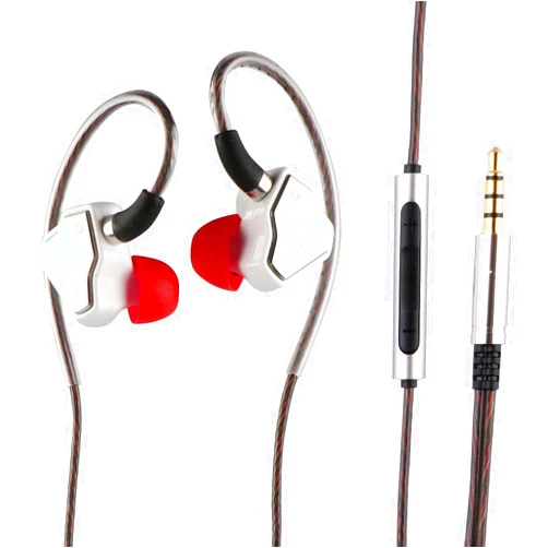 Linsoul 7Hz Salnotes Zero HiFi 10mm Dynamic Driver in-Ear Earphone IEM with Metal Composite Diaphragm Stainless Steel Faceplate Detachable 2Pin OFC Cable (White, with Mic, 3.5mm)