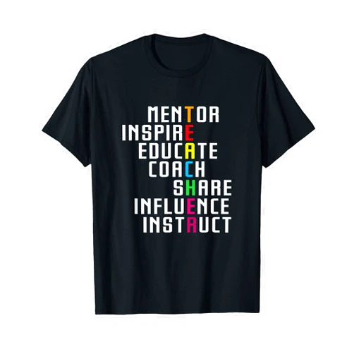 Teacher Appreciation Teez Teacher Inspirational Educator Favorite School Teacher T-Shirt