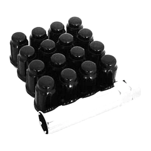 TIREWIZ ATV UTV Black Lug Nuts 12mm x 1.5 w/Socket (Set of 16) Polaris RZR/RGR XP 1000 Pioneer 1000 Can Am X3 12x1.5 1215…