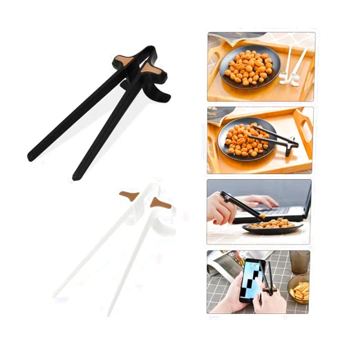 Melostu New upgrade 2pcs Finger Chopsticks for Gamers,Snack Clips,Video Game Party Supplies,Kids Chopsticks,Creative Gamer Accessories,Gifts for Gamers