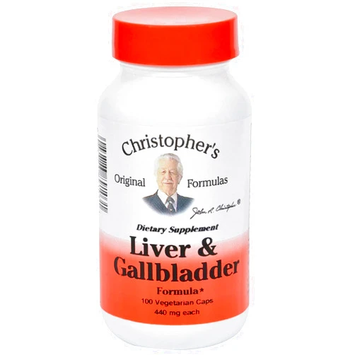 Christopher's Original Formulas Liver & Gallbladder Formula Capsules - Gallbladder Supplements with Digestive Enzymes & Natural Herbs
