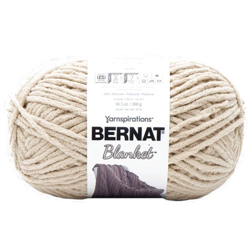 Bernat Almond Yarn Blanket
