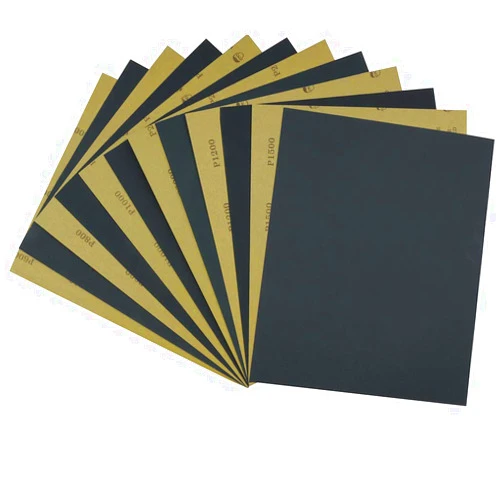 MAXMAN Sandpaper Sheets 9 x 11 Inch,Assorted 600/800/1000/1200/1500/2000 Fine Grit,Silicon Carbide Abrasive Wet Dry Sand Paper for Automotive Polishing,Metal Sanding,30PCS
