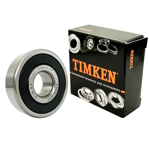 Nsk Bearings 2PACK TIMKEN 6302-2RS Double Rubber Seal Bearings 15x42x13mm Pre-Lubricated and Stable Performance and Cost Effective Deep Groove Ball Bearings