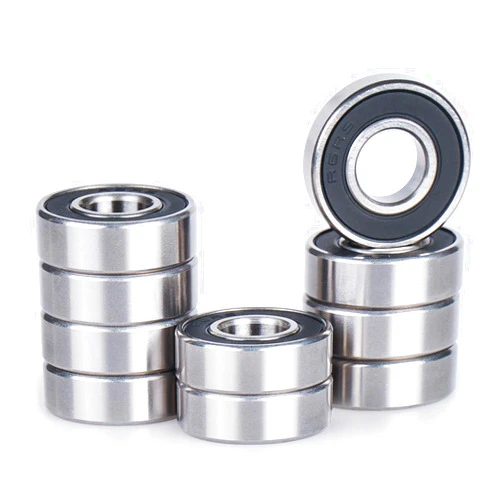 CNXBB 10 PCS Rubber Sealed Deep Groove Ball Bearings (R6-2RS)