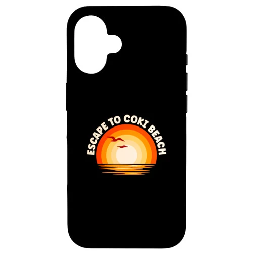 Vacation in U.S. Virgin Islands iPhone 16 Escape to Coki Beach Case