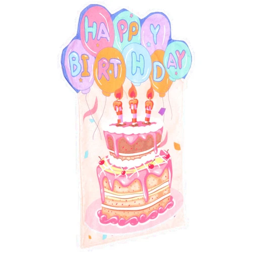 MAGICLULU 1Pcs Birthday Chair Cover Birthday Seat Cover Classroom Chair Birthday Cake Chair Cover Colorful Birthday Dining Chair Slipcovers