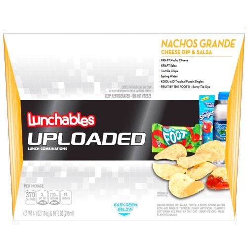 OSCAR MAYER At The Neighborhood Corner OSCAR MAYER LUNCHABLES UPLOADED NACHOS GRANDE PACK OF 3
