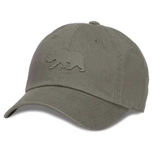 American Needle Cali Bear Tonal Ballpark Slouch Cotton Twill Adjustable Hat