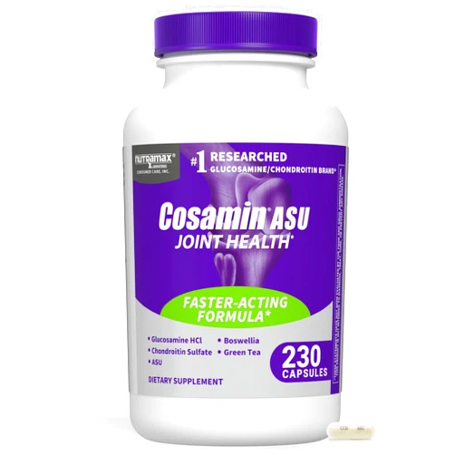 Nutramax Laboratories Cosamin® ASU Joint Health Supplement with Glucosamine, Chondroitin & ASU for Adult Men & Women, Joint Supplement, 230 Capsules