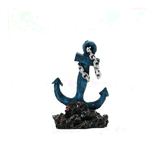 AKVLPGQK Ship Anchor Ornaments Vessel Boat Fish Tank Decoration Aquarium Accessories Suitable for Aquarium Accessories Decoration