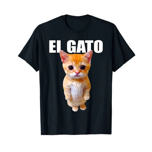 El Gato Meme Sad Crying Cat Munchkin Kitty Meme Trendy T-Shirt