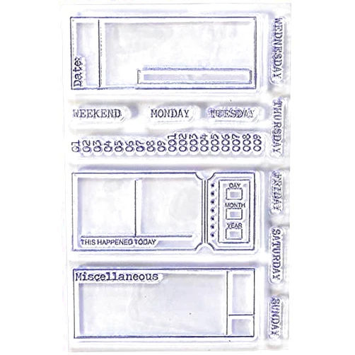 ELIZABETH CRAFT DESIGNS Clear Stamps, Sidekick Essentials 2