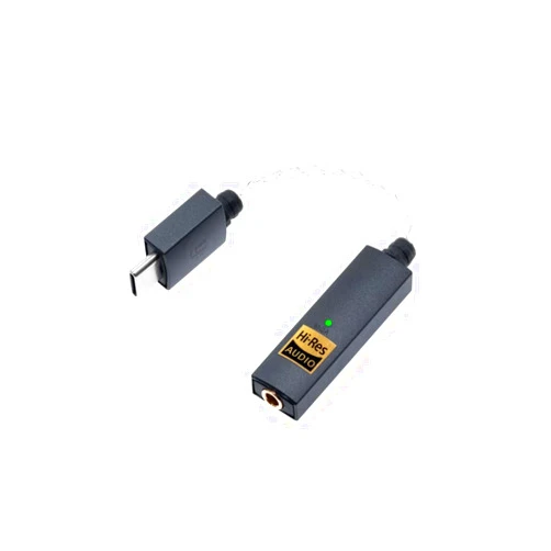 iFi GO link - DAC & Amplifier - USB-C to 3.5mm Adapter - Improve Headphone Sound from any Device - Gold-plated 3.5mm Headphone Socket – Flexible Cable - Supports Hi-Resolution 32-bit/384kHz/DSD256/MQA