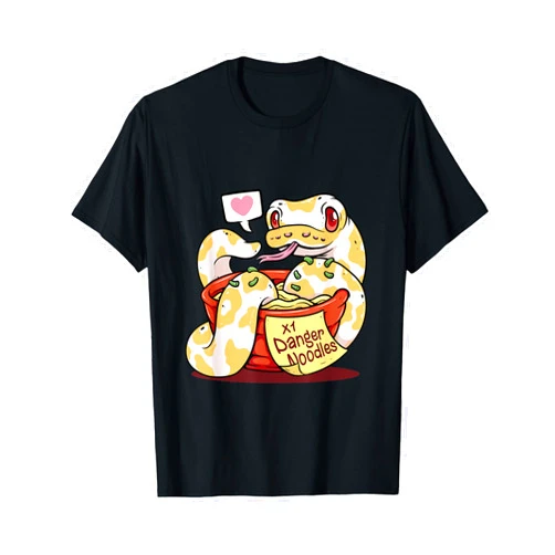 Wowsome! Danger Noodle Ball Python Snake Meme Reptile Snake Lover T-Shirt