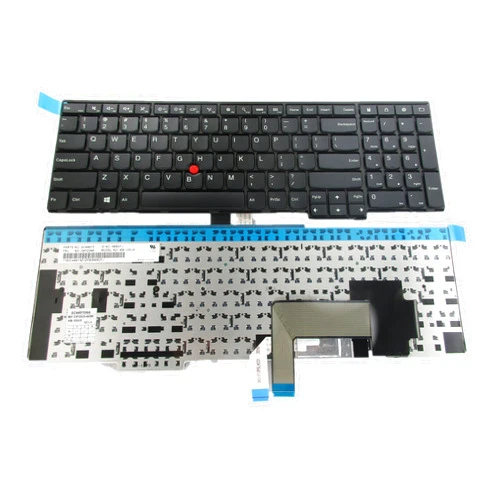 SUNMALL New Laptop Keyboard Replacement with (Frame and Pointer) Compatible with IBM Lenovo ThinkPad Edge E531 W540 W541 W550 W550S T540 T540P T550 Series Fit P/N 0C45254 04Y2465 no Backlit