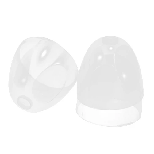 Beatifufu 3 Pcs Baby Bottle Accessories Milk Replacement Baby Bottle Caps Transparent Baby Bottle Caps Clear Baby Bottle Lids Feeding Bottle Plastic Dust Cover