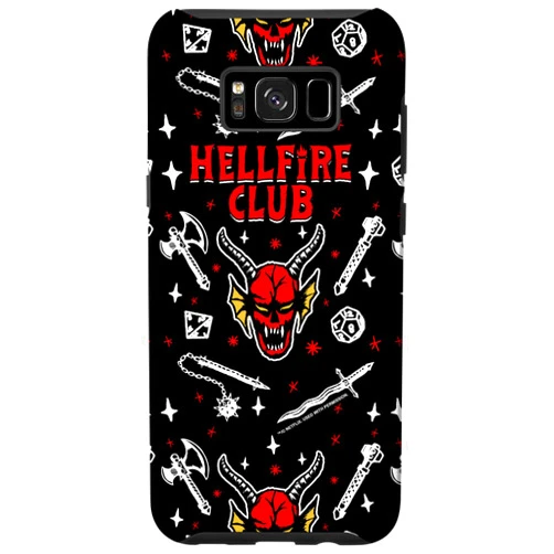 Stranger Things Galaxy S8+ Stranger Things Hellfire Club Pattern Case