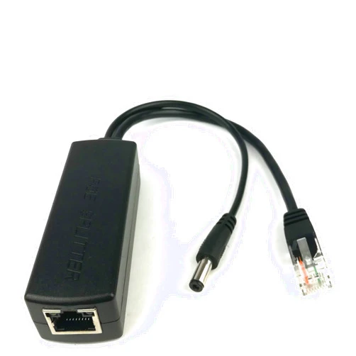 DSLRKIT DC 5V 2.4A Active PoE Splitter Power Over Ethernet 802.3af 5.5x2.1mm