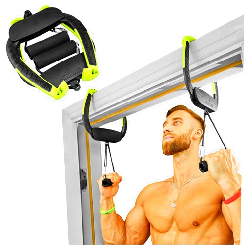 LYHOME Portable Pull Up Bar,2-generation upgraded version with bearings,doorway pull-up bar installed in just 8 seconds, suitable for home and travel workouts