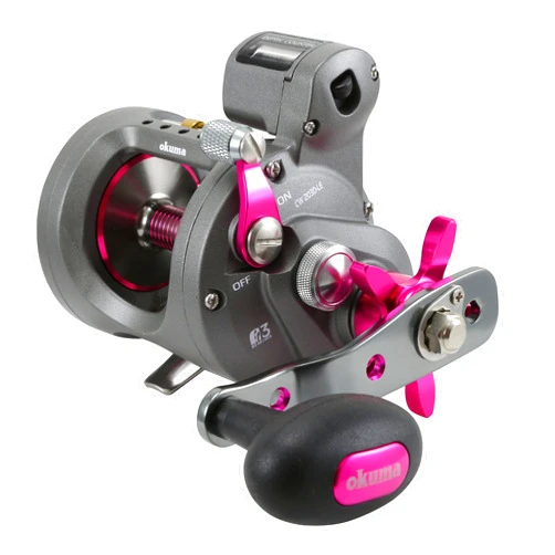 Okuma Coldwater Lightweight Graphite Round Trolling Reel Ladies Edition