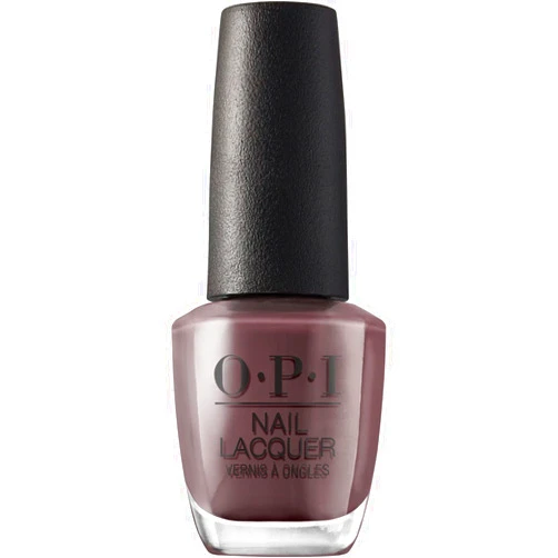 OPI Nail Lacquer Nail Polish | Opaque Dark Brown Crème Chip Resistant Nail Polish | Vegan, Fast Drying, Streak Free